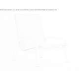 Batyline® garden armchair with high backrest and armrests Filotion