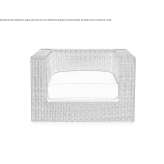 Ethimo EtWick® garden armchair with armrests Loyola