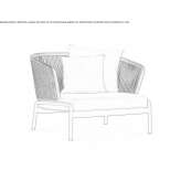 Rope garden chair Klimovo