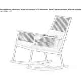 Rope garden rocking chair Ahoskie