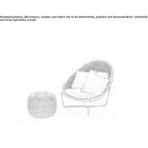 Garden armchair Sjuntorp