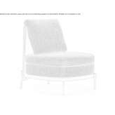 Fabric garden armchair Hansbeke