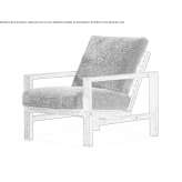 Teak garden armchair with armrests Prnjavor