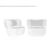 Textile garden armchair with armrests Wedel