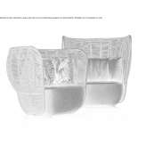 Garden armchair with high backrest Wedel