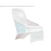 Outdoor armchair Taissy
