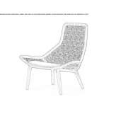 Garden armchair with high backrest and synthetic fibers Saucillo