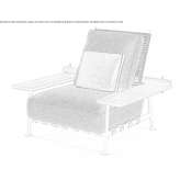 Garden armchair with armrests Pistoia