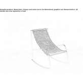 Garden armchair with rocking fabric Lubbeek