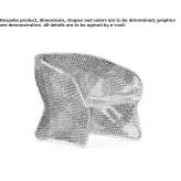 Garden armchair made of synthetic fiber with armrests Jajce