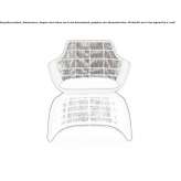 Garden armchair made of polyethylene Baneasa