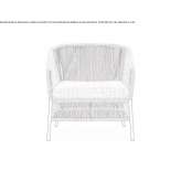 Garden armchair made of synthetic fiber with armrests Izvin