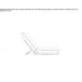 Garden armchair with removable cover Ronde