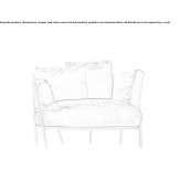 Fabric armchair Urena