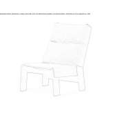 Aluminum garden armchair Verviers