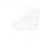Garden armchair made of powder-coated steel Jabenita