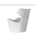 Garden armchair made of polyethylene Boreham