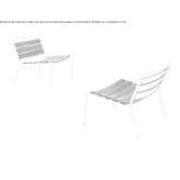 Stackable garden armchair Smulti