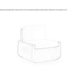 Garden armchair made of polyethylene Tire