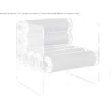 Garden armchair with armrests Zlin