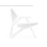 Garden armchair with armrests Marfovka