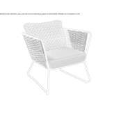 Garden armchair with armrests Meyreuil