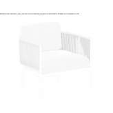 Garden armchair upholstered with acrylic Lubon