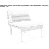 Modular garden armchair Haanrade