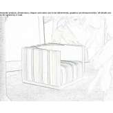 Fabric armchair with armrests Linstead