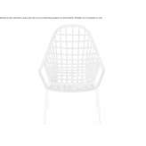 Rope chair with armrests Sarita