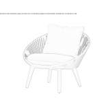 Rope garden chair Falcon