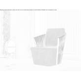 Garden armchair with armrests Saray