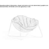 Garden armchair made of synthetic fiber Fonteno