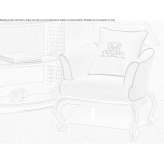 Textile garden armchair with armrests Wooler