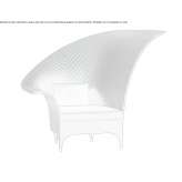Garden armchair made of wood and fabric Wanakah