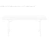 Folding rectangular garden table Dolce