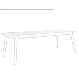Teak garden table Someru