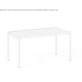 Extendable wooden garden table Siggiewi