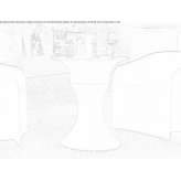 Plastic high table Zemst