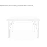 Rectangular table made of solid wood Tagliuno