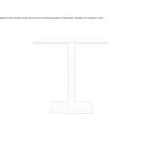 Square garden table made of steel and wood Figtree
