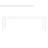 Aluminiowy stół ogrodowy Cleon