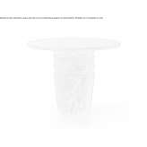 Round clay garden table Proceno