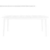 Rectangular garden table Zeuthen
