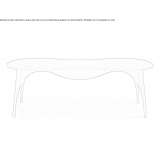Aluminum table with a honeycomb structure Chartham