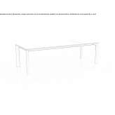 Extendable aluminum garden table Stehag