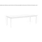 Extendable ceramic garden table Stehag