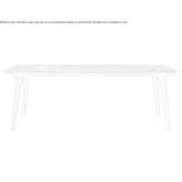 Rectangular ceramic high table Londrina