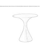 Round table made of polyethylene Loranze