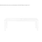 Carrara marble garden table Proceno